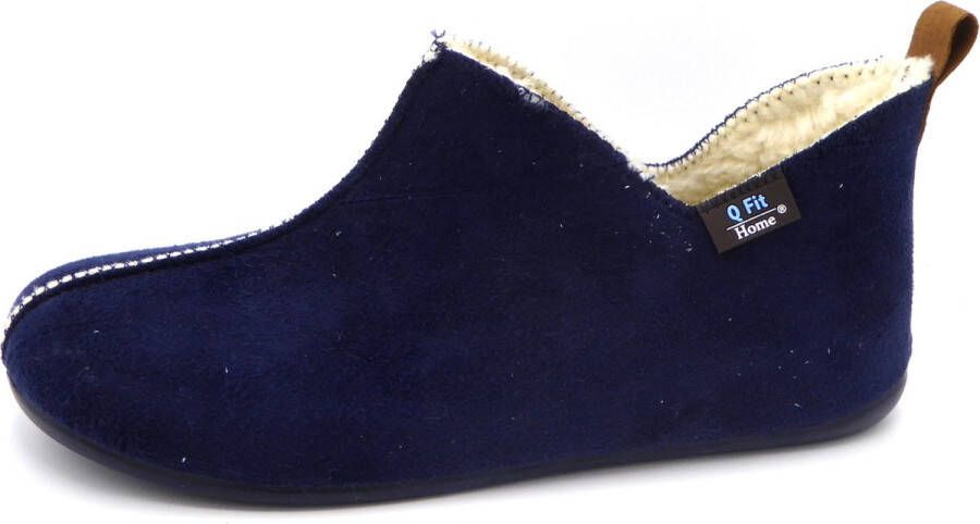 Q-Fit Madrid dames pantoffel Blauw