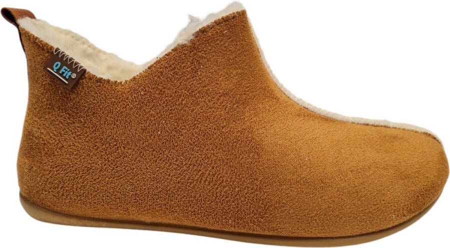 Q-Fit Q Fit Madrid dames pantoffel Cognac