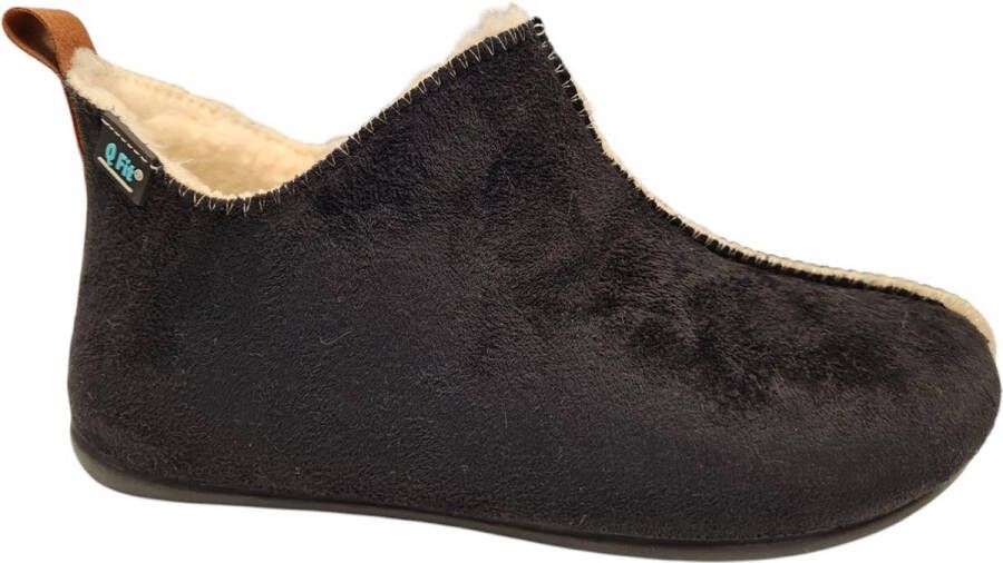 Q-Fit Q Fit Madrid dames pantoffel Zwart