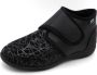Q Fit Medical Q-Fit Medical Dames Pantoffel Geneve 2001.03 Zwart Print - Thumbnail 1