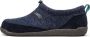 Q Fit Bern 4 Blauw vilt pantoffel (42 Kleur Blauw ) - Thumbnail 1