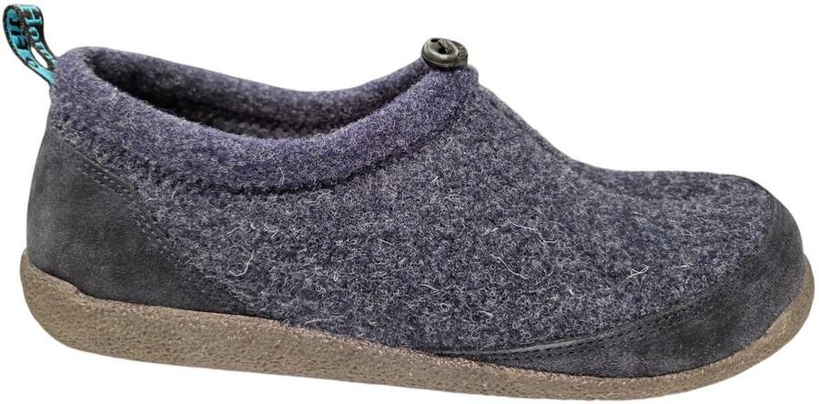 Q Fit Bern 4 Blauwe Vilten Heren Pantoffels Blauw