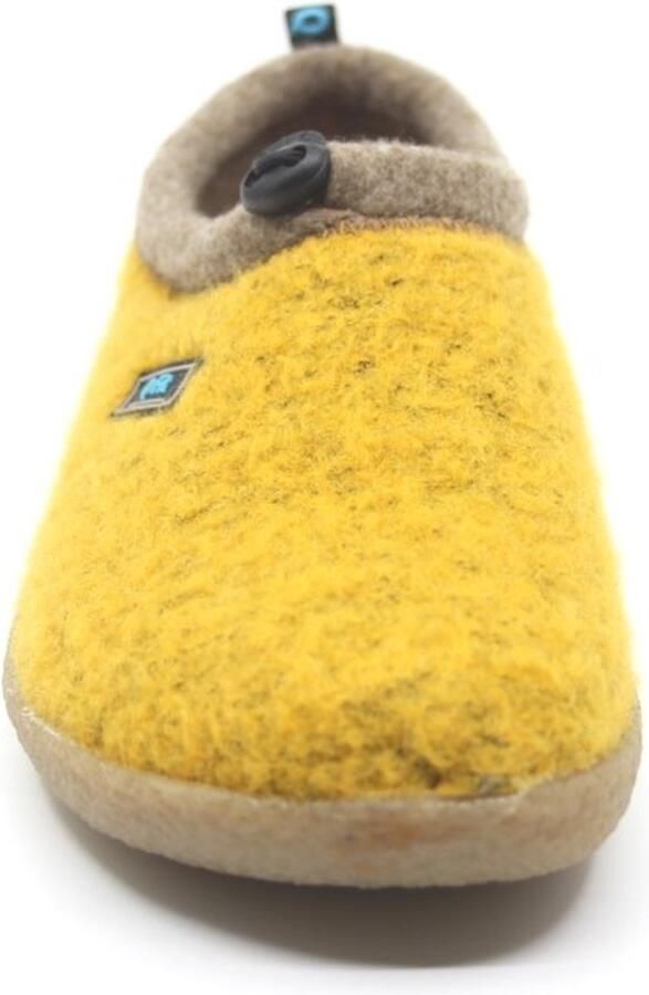 Q Fit Q Fit CATO 3567.5.020 Yellow Gele pantoffel met uitneembaar voetbed - Foto 3