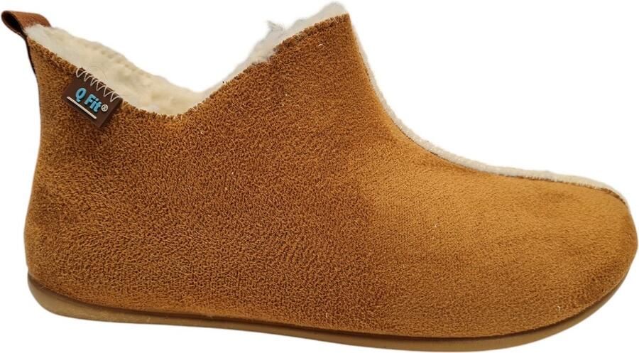 Q-Fit Q Fit Dames Pantoffel Madrid 3300.2.004 Cognac