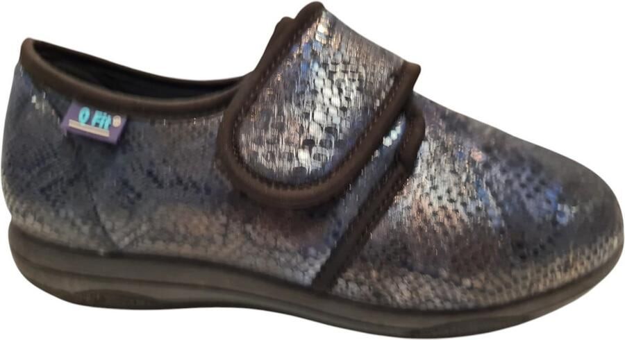 Q-Fit Shoes Q Fit Shoes Geneve Verbandschoenen Blue Silver - Foto 2