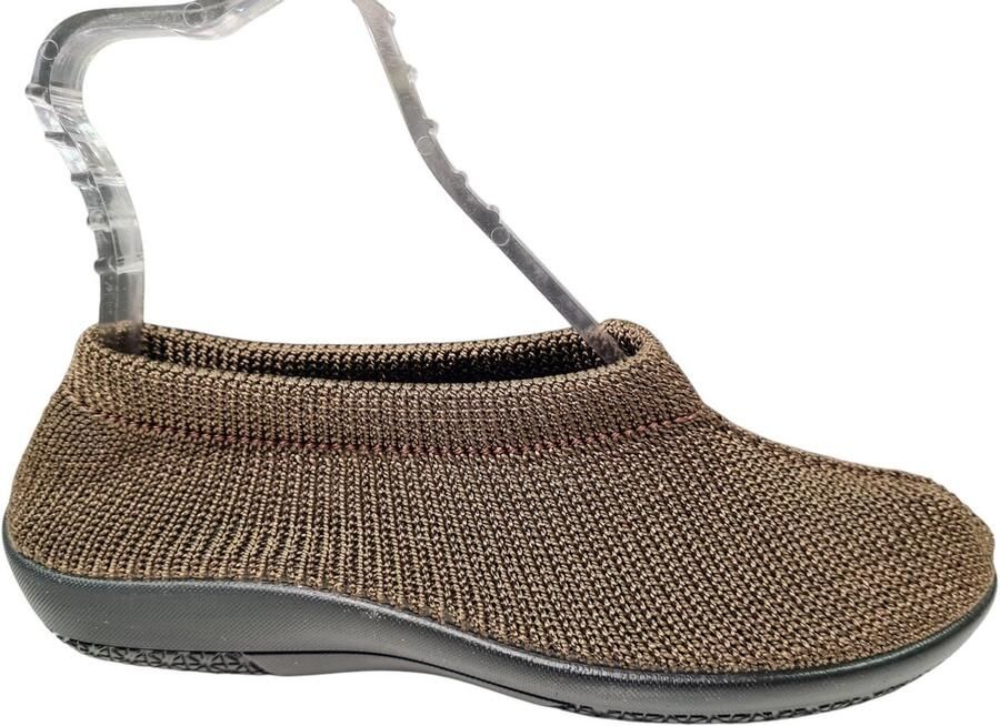 Q Fit Julia Bruine Dames Pantoffels Bruin