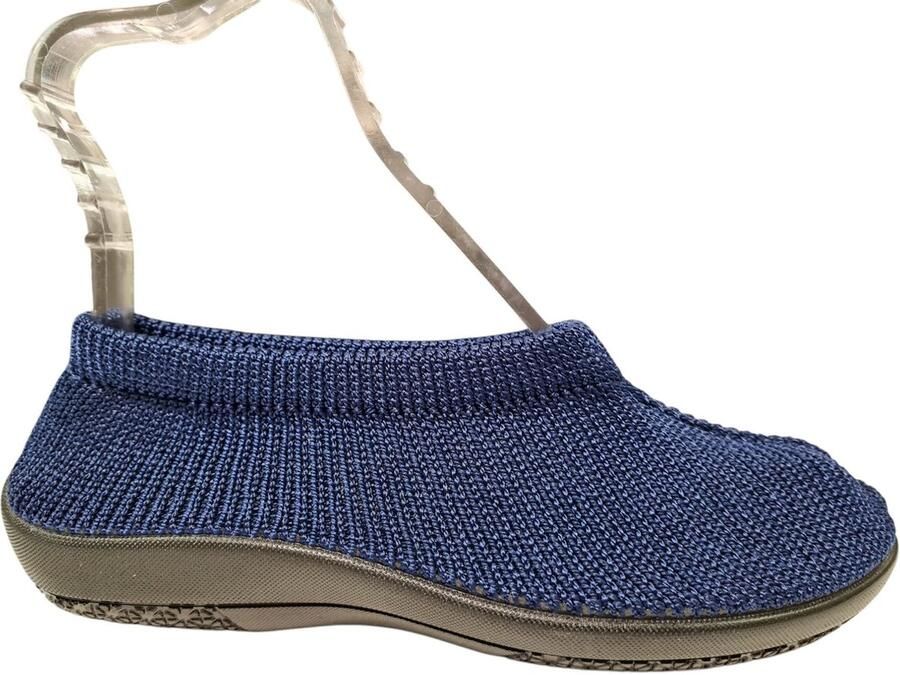 Q Fit Julia Donker Blauwe Dames Pantoffels Blauw