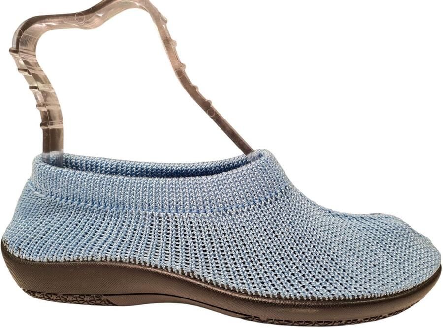 Q Fit Julia Licht Blauwe Dames Pantoffels Blauw