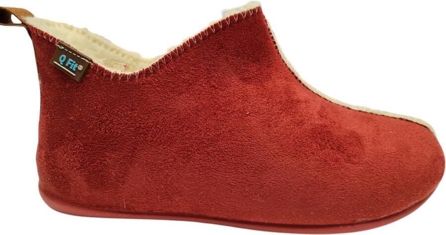 Q Fit Q-Fit Madrid Unisex Pantoffels Steenrood