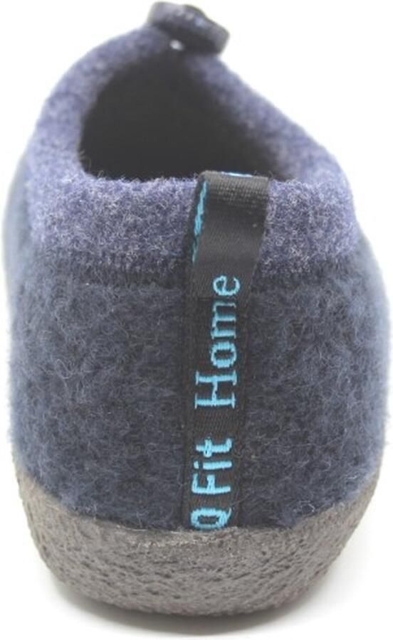 Q Fit Q-Fit CATO 3567.5.002 Blue Blauwe pantoffel met uitneembaar voetbed - Foto 4
