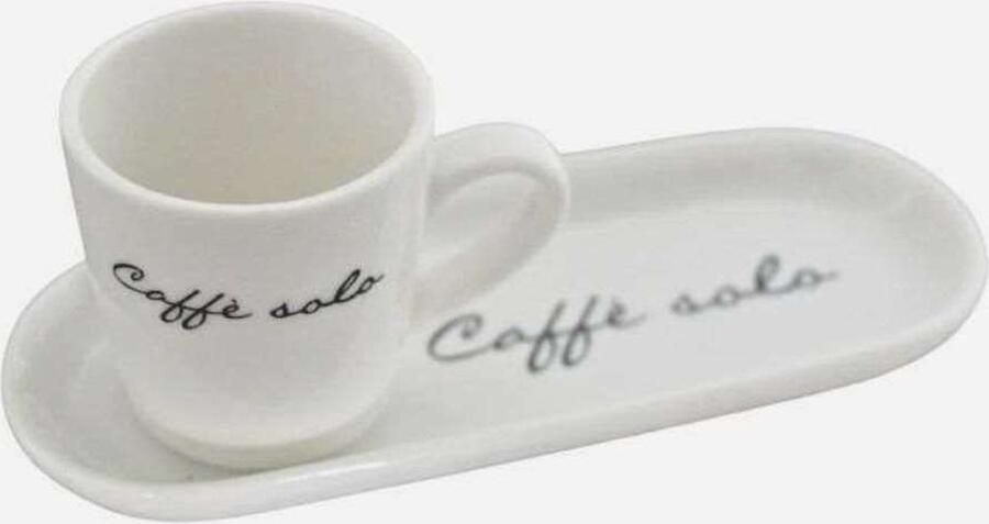 Q Fit Verwenkoffie tas en ondertas porselein