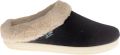 Q Fit Roan Blauwe Vilten Open Dames Pantoffels Blauw - Blauw