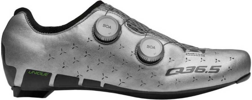 Q36.5 Unique Racefiets Schoenen Silver Heren