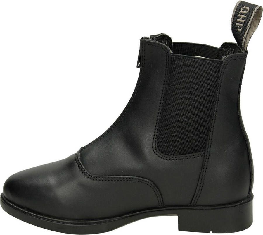 QHP Jodhpur Manilla Junior Black 29 Zwart Stalschoenen