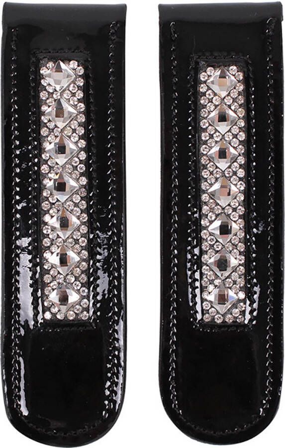 QHP Laarzenclip Sharina maat JUNIOR black silver