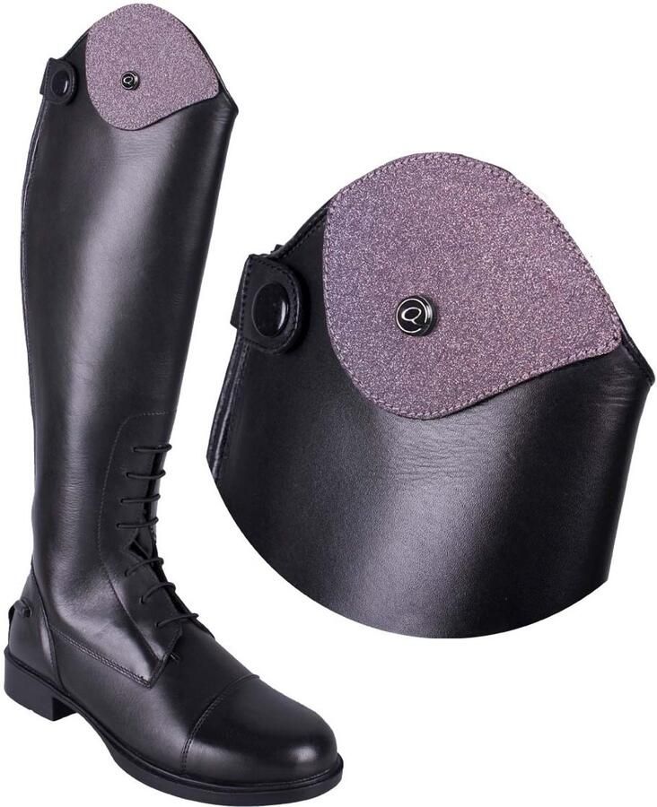 QHP Verwisselbare bovenstukken voor rijlaarzen Romy Glitter