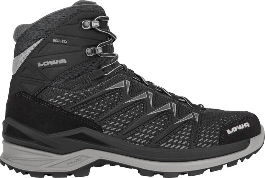 Qlima INNOX PRO GTX MID M (9930) 10 Heren waterdichte mid wandelschoenen Black Grey