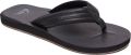 Quiksilver Carver Nubuck Heren Slippers Solid Black - Zwart