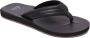 Quiksilver Carver Nubuck Heren Slippers Solid Black - Thumbnail 1