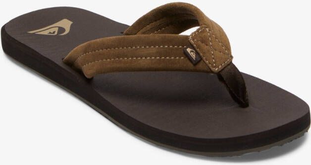 Quiksilver Carver Suede Core Sandalen zwart bruin