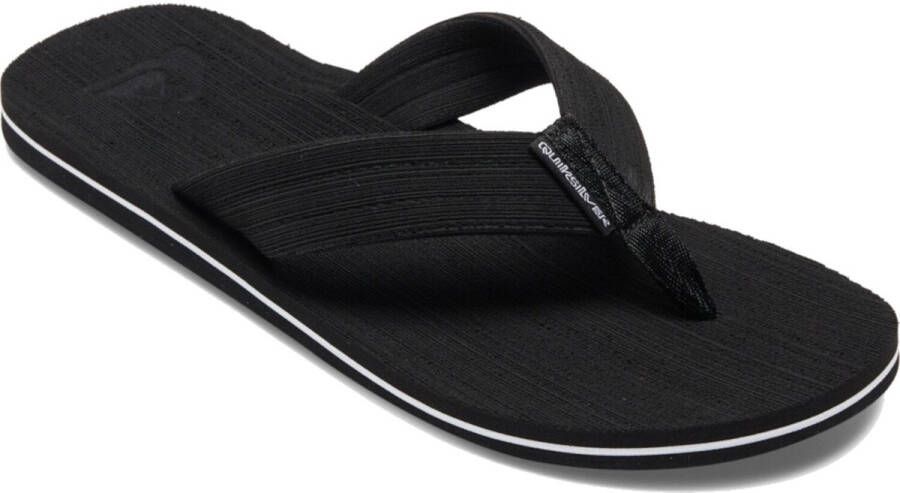 Quiksilver Molokai Layback Text Heren Teenslipper Aqyl101266-xkwk Kleur Zwart