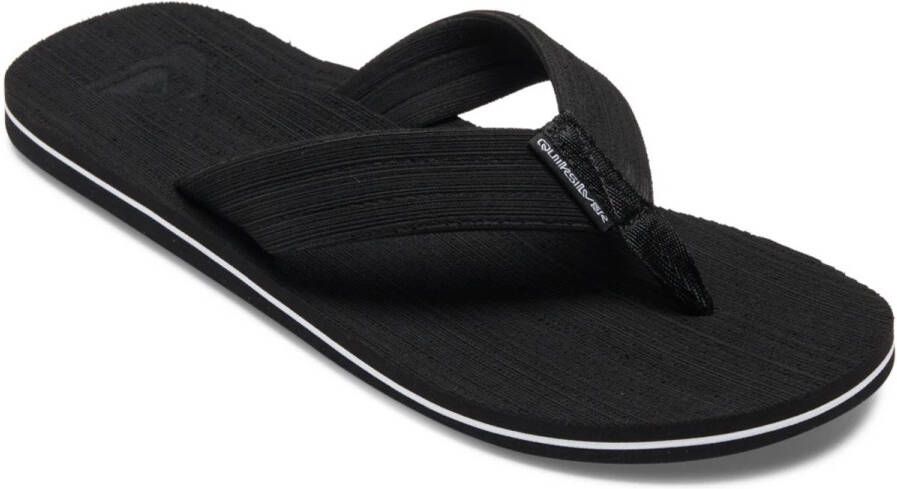 Quiksilver Molokai Layback Text Heren Teenslipper Aqyl101266-xkwk Kleur Zwart
