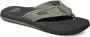 Quiksilver Monkey Abyss Heren Slippers Green Black Brown - Thumbnail 1