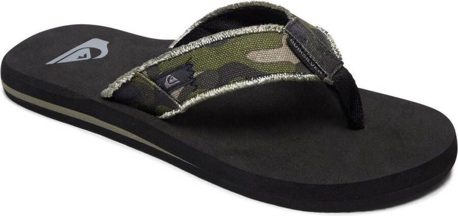 Quiksilver Monkey Abyss Heren Slippers Green Brown Black