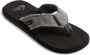 Quiksilver Monkey Abyss Heren Slippers Grey Black Brown - Thumbnail 1