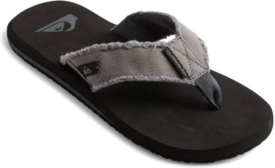 Quiksilver Monkey Abyss Heren Slippers Grey Black Brown