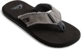 Quiksilver Monkey Abyss Heren Slippers Grey Black Brown - Grijs