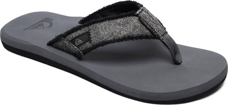 Quiksilver Monkey Abyss Heren Slippers Grey Black Grey