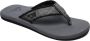 Quiksilver Monkey Abyss Heren Slippers Grey Black Grey - Thumbnail 1