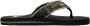 Quiksilver Monkey Abyss Youth Jongens Slippers Green Black - Thumbnail 1