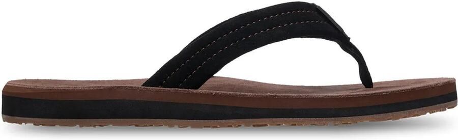 Quiksilver Carver Suede 26 Plus Sandalen zwart bruin
