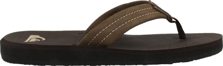 Quiksilver Carver Suede Heren Slippers Brown