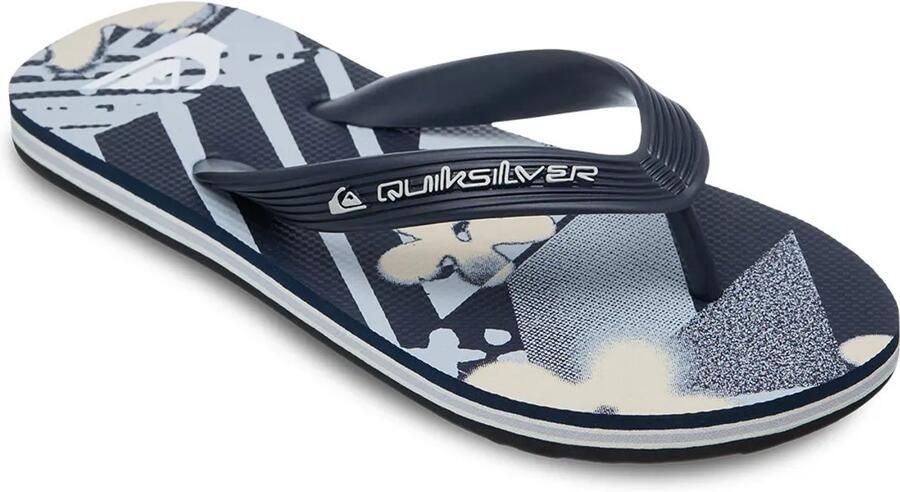 Quiksilver Youth's Molokai Art 26 Sandalen grijs blauw