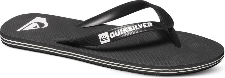 Quiksilver Molokai Jongens Slippers Black Black White