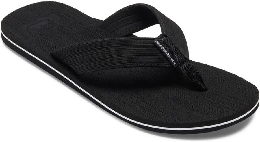 Quiksilver Molokai Layback Text Heren Teenslipper Aqyl101266-xkwk Kleur Zwart