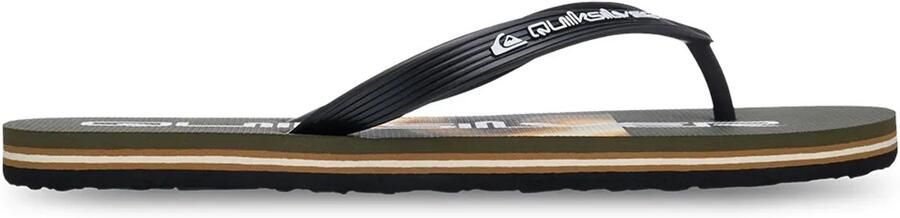 Quiksilver Molokai Stripe 26 Slippers Zwart Man