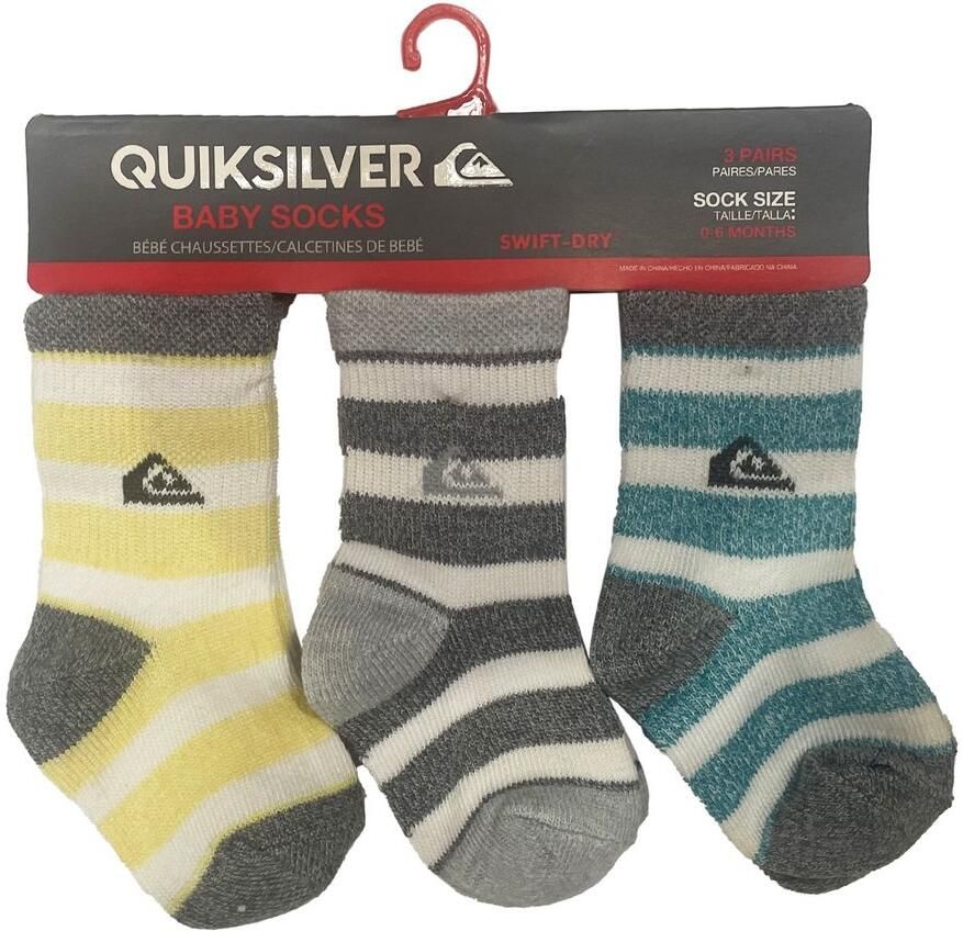 Quiksilver Pack 3 calcetines bebé quicksilver in basi b502t