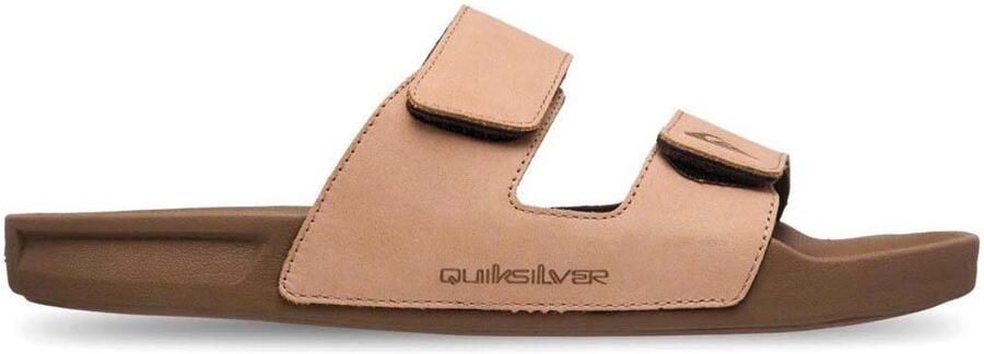 Quiksilver Rivi Leather Double Adjust Sandalen bruin beige