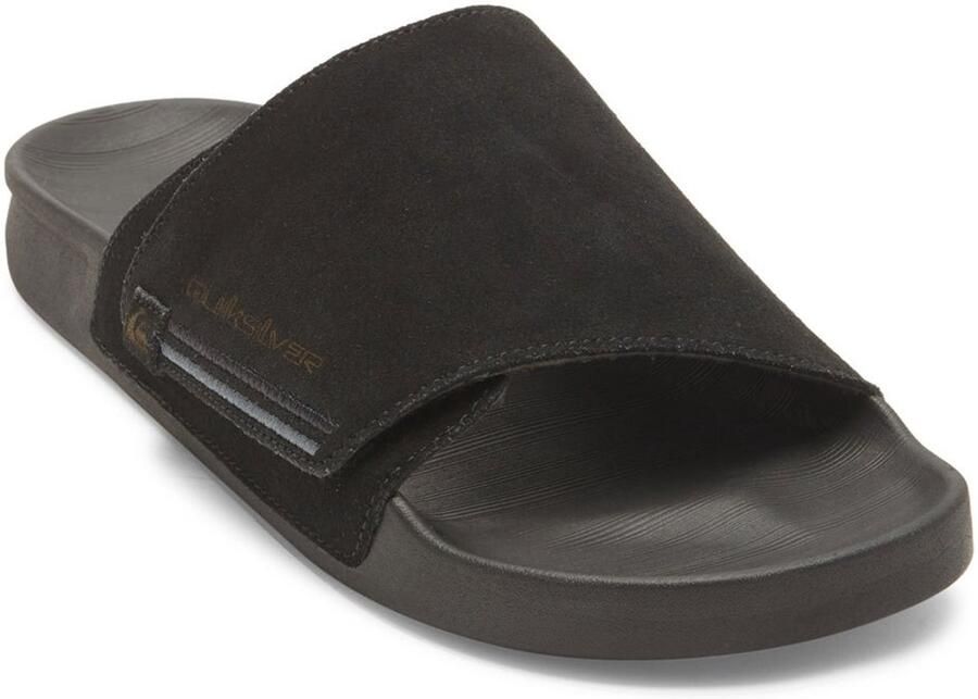 Quiksilver Rivi Suede Slippers Zwart Man