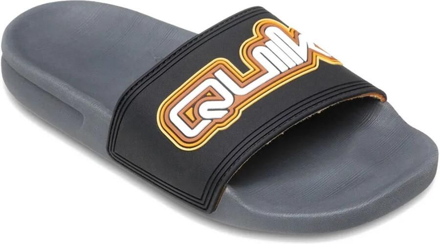 Quiksilver Rivi Wordmark Ii Slippers Zwart Kinderen