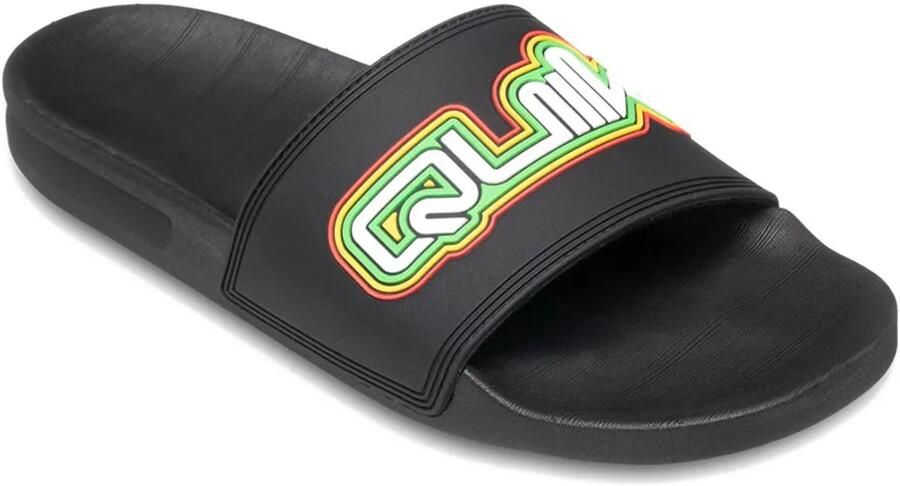 Quiksilver Rivi Wordmark Slide II Sandalen zwart