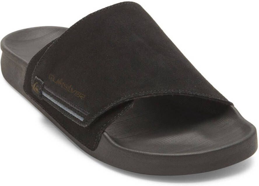 Quiksilver Rivi Suede Slippers Zwart Man