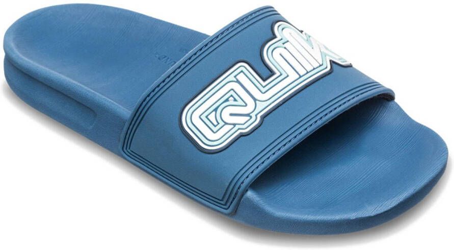Quiksilver Rivi Wordmark Ii Slippers Blauw