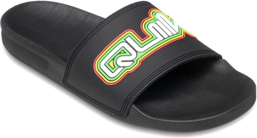 Quiksilver Rivi Wordmark Ii Slippers Zwart Man