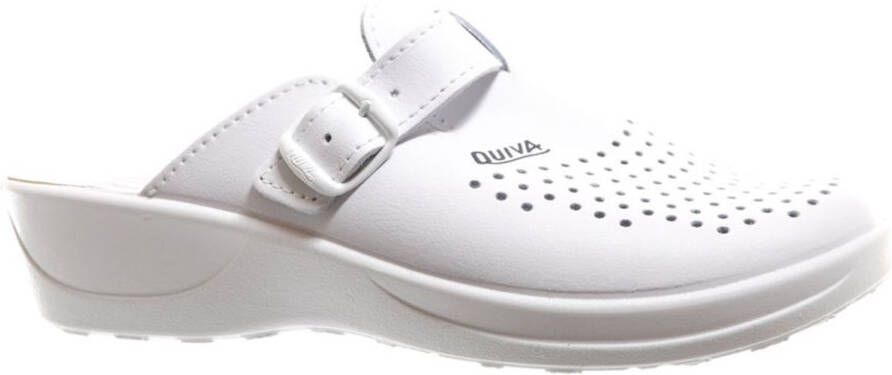 QUIVA Witte Lederen Muilen