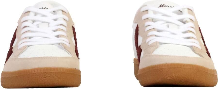 Morrison Sneakers laag 'Moma' beige bordeaux wit - Foto 3
